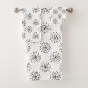 Halloween, Spider Web, Trick oder Treat, Boo Badhandtuch Set