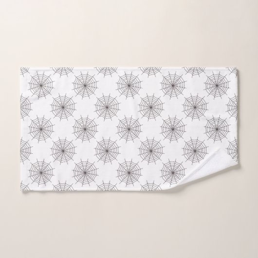 Halloween, Spider Web, Trick oder Treat, Boo Badhandtuch Set (Handtuch)