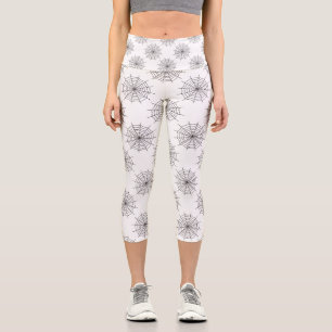 Halloween, Spider Web, Trick oder Treat, Boo Capri Leggings