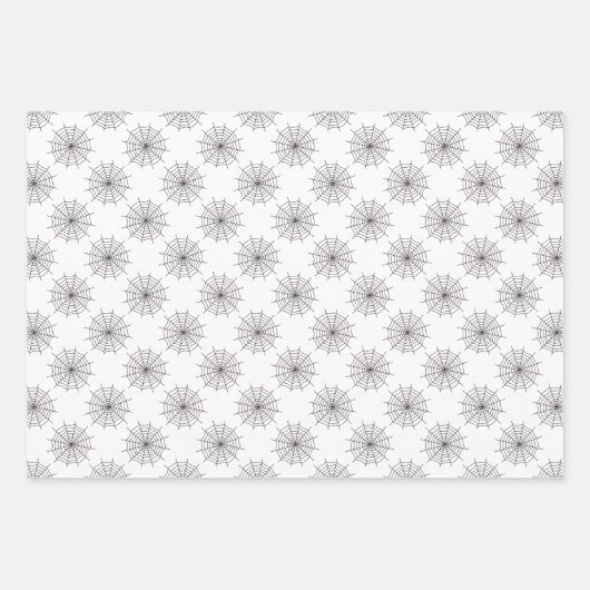 Halloween, Spider Web, Trick oder Treat, Boo Geschenkpapier Set (Vorderseite 3)