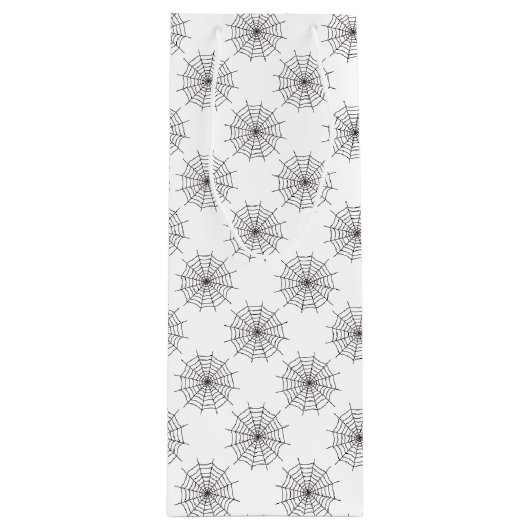 Halloween, Spider Web, Trick oder Treat, Boo Geschenktüte Für Weinflaschen (Vorderseite)