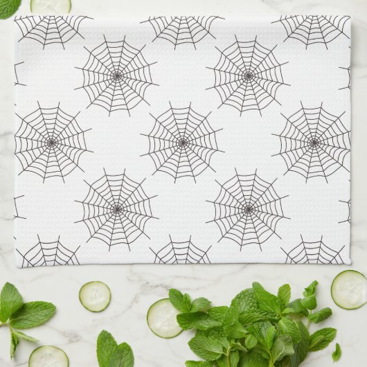 Halloween, Spider Web, Trick oder Treat, Boo Geschirrtuch (Gefaltet)