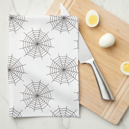 Halloween, Spider Web, Trick oder Treat, Boo Geschirrtuch (Viertel Falte)