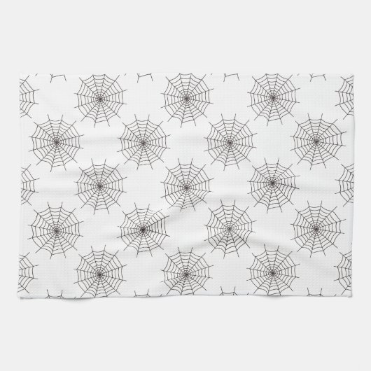 Halloween, Spider Web, Trick oder Treat, Boo Geschirrtuch (Horizontal)