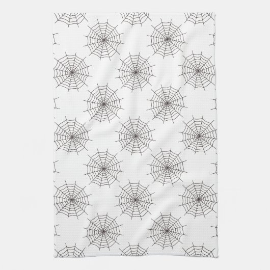 Halloween, Spider Web, Trick oder Treat, Boo Geschirrtuch (Vertikal)