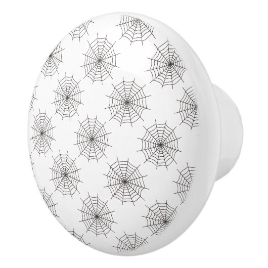 Halloween, Spider Web, Trick oder Treat, Boo Keramikknauf (Rechts)