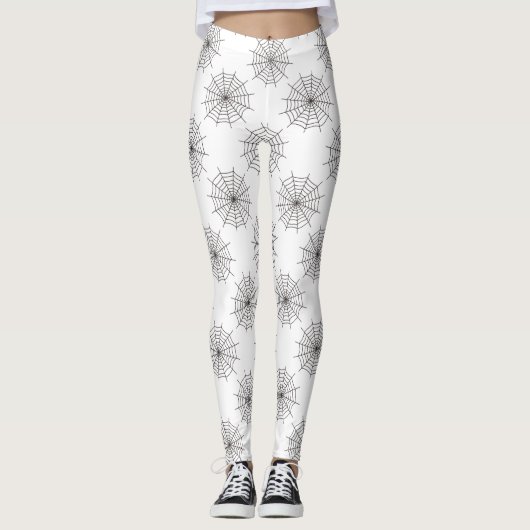 Halloween, Spider Web, Trick oder Treat, Boo Leggings (Vorderseite)