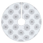 Halloween, Spider Web, Trick oder Treat, Boo Polyester Weihnachtsbaumdecke (Vorderseite)