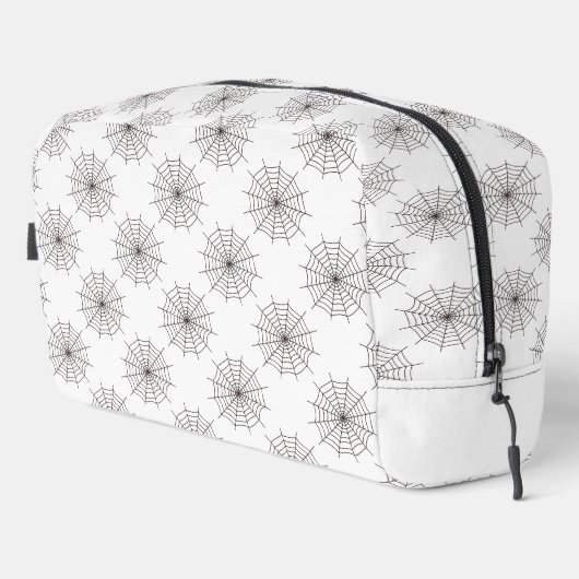 Halloween, Spider Web, Trick oder Treat, Boo Waschbeutel (Rechte Ecke)