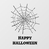 Halloween Spider Web und Eyeballs Fensteraufkleber (Blatt)