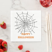 Halloween Spider Web und Eyeballs Serviette (Beispiel)