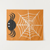 Halloween Spider Web Wandteppich (Vorderseite (Horizontal))