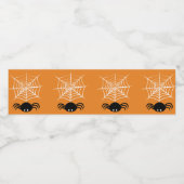 Halloween Spider Web Wasserflaschenetikett (Einzelnes Label)
