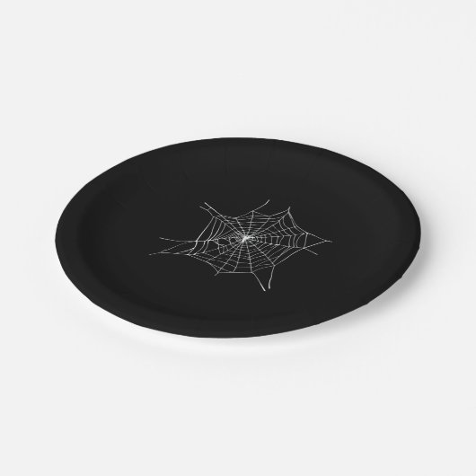 Halloween Spider Webkostüm Witziges Halloween-Part Pappteller (Schrägansicht)