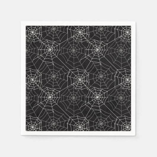 Halloween Spider Webmuster | Serviette (Vorderseite)