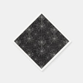 Halloween Spider Webmuster | Serviette (Ecke)