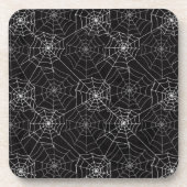 Halloween Spider Webmuster | Untersetzer (Vorderseite)
