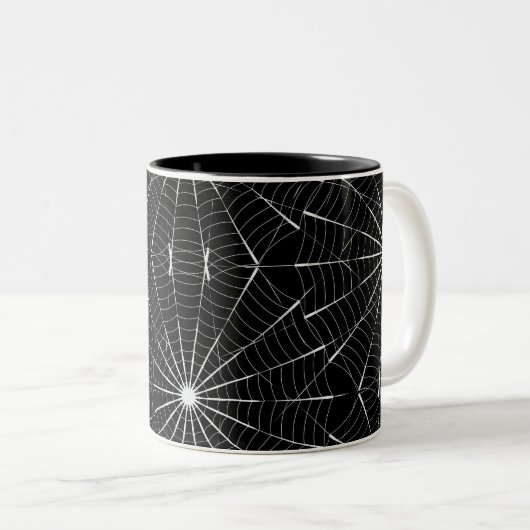 Halloween Spider Webs Coffee Tasse (VorderseiteRechts)