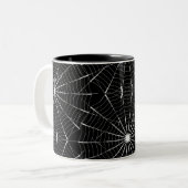 Halloween Spider Webs Coffee Tasse (Vorderseite Links)