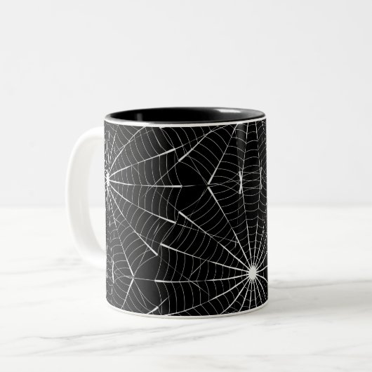 Halloween Spider Webs Coffee Tasse (Vorderseite Links)