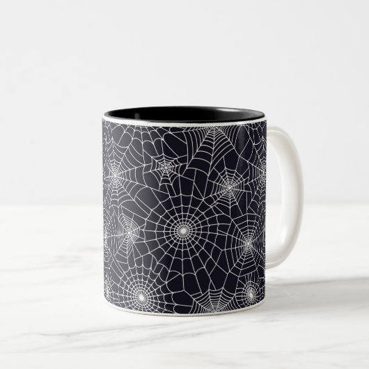 Halloween Spider Webs Coffee Tasse (VorderseiteRechts)