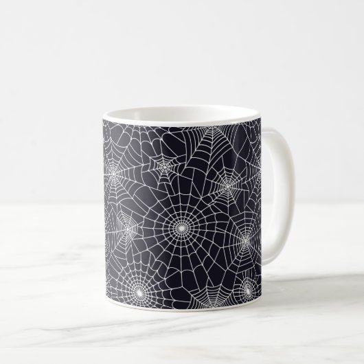 Halloween Spider Webs Coffee Tasse (VorderseiteRechts)