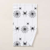Halloween Spider Webs Muster Spooky Cobweb Badhandtuch Set (Handtuch)