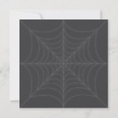 Halloween Spider Wedding Einladung (Rückseite)