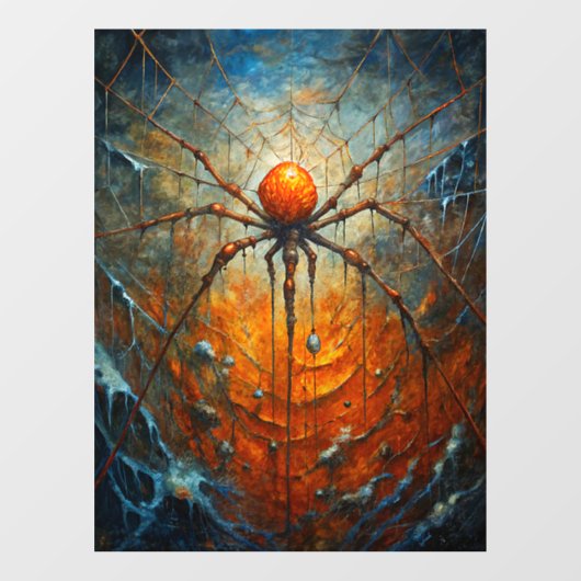 Halloween Spider Window Fensteraufkleber (Blatt)