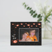 Halloween Spiders und Web Foto Postcard Postkarte (Stehend Vorderseite)