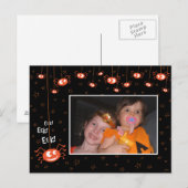 Halloween Spiders und Web Foto Postcard Postkarte (Vorne/Hinten)