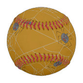 Halloween spiders web and pumpkins baseball (Rückseite)
