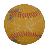 Halloween spiders web and pumpkins baseball (Vorderseite)
