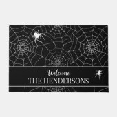 Halloween Spiders Web Cobnets Willkommen Fußmatte (Vorderseite)