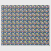 Halloween Spiders Web: Nahtloses Muster Geschenkpapier (Flach)