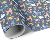 Halloween Spiders Web: Nahtloses Muster Geschenkpapier (Rolleneckpunkt)