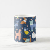 Halloween Spiders Web: Nahtloses Muster Kaffeetasse (Mittel)