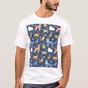 Halloween Spiders Web: Nahtloses Muster T-Shirt