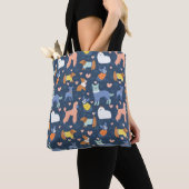Halloween Spiders Web: Nahtloses Muster Tasche (Von Nahem)