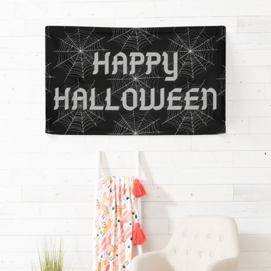 Halloween Spiderweb Banner (Insitu)
