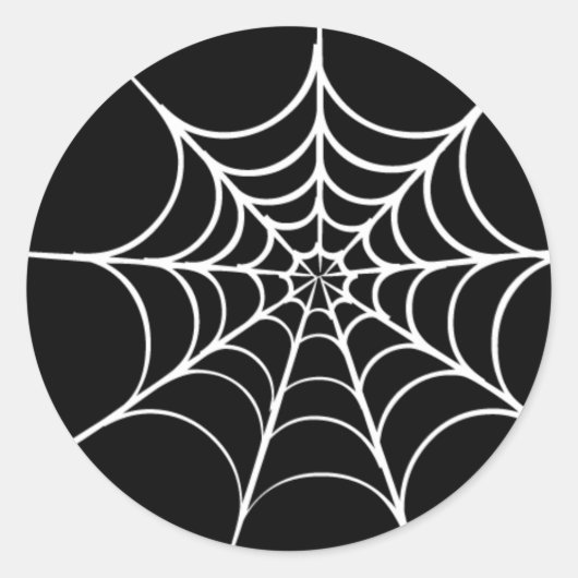 Halloween Spiderweb Envelope Sticker Siegel (Vorderseite)