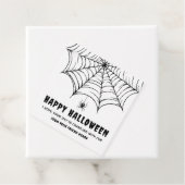 Halloween Spiderweb Geschenkanhänger (Beispiel)