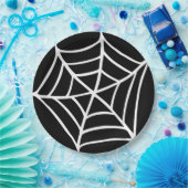 Halloween Spiderweb Paper Plate Pappteller (Party)