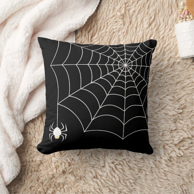 Halloween Spiderweb Throw Kissen (Decke)