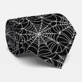 Halloween SpiderwebNecktie Krawatte (Gerollt)