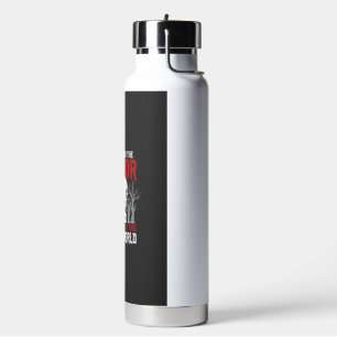 Halloween Spiegel Teufel Welt Grafik Trinkflasche