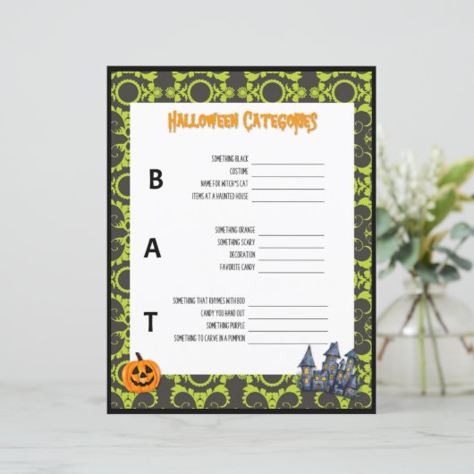 Halloween-Spiel (Stehend Vorderseite)