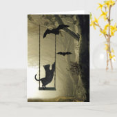 Halloween-Spiel Karte (Gelbe Blume)