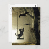 Halloween-Spiel Postkarte (Vorne/Hinten)