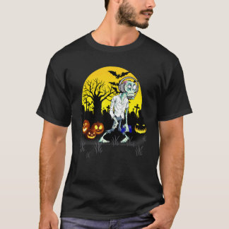 Halloween-Spieler-Zombie-Videospiel-Monster T-Shirt